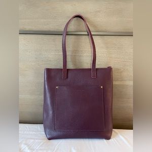 Portland Leather Goods AP Plum Zip FSCB